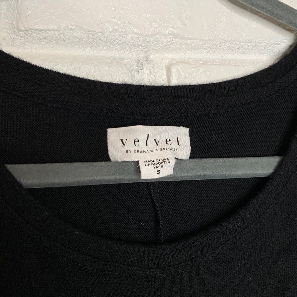 Velvet Graham and Spencer‎ black soft sweater size small - Picture 3 of 5
